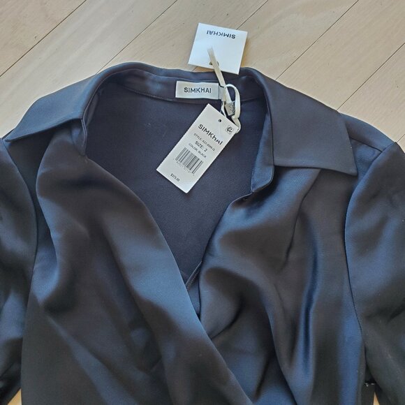 Jonathan SIMKHAI ! Symone Long Sleeve Cowl Top (US/2) - Picture 10 of 16